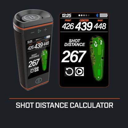 Bushnell Golf Wingman HD GPS Speaker | 3.5" Color Touchscreen, 360° Premium Audio, Visual & Audible Distances, Hazard & GreenView, Magnetic Cart Mount